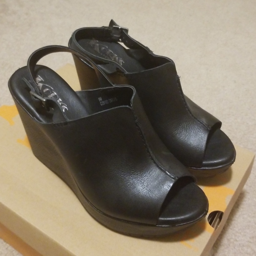 Kork-Ease wedge peep toe Andreana sandal